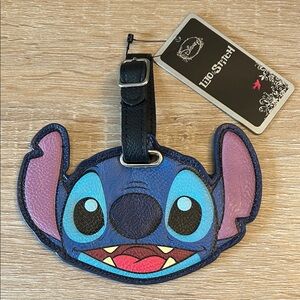 NWT Loungefly Disney Lilo & Stitch Face Luggage Tag
